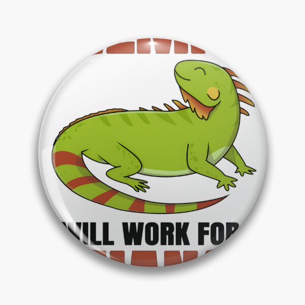 Item preview, Chemist Will Work For Iguanas Funny Science and Reptile Lover Design designed and sold by RYUDOKA.