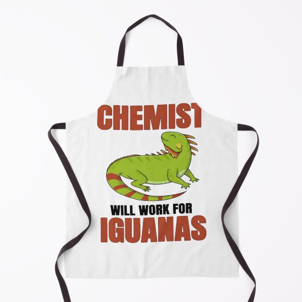 Item preview, Chemist Will Work For Iguanas Funny Science and Reptile Lover Design designed and sold by RYUDOKA.