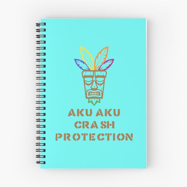 Item preview, Aku Aku Crash Protection Funny Gamer Quote Design (Color Version) designed and sold by SlightlyUnreal.
