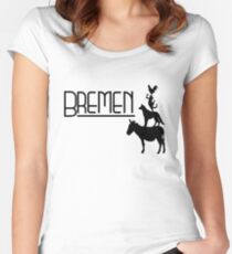 Bremen Town Musicians Women's Fitted Scoop T-Shirt