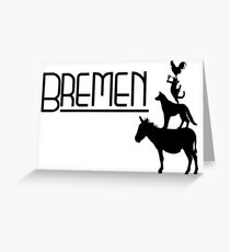 Bremen Town Musicians Greeting Card