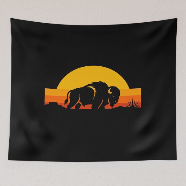 Item preview, Vintage American West Buffalo Desert Graphic designed and sold by JonelCrafts.