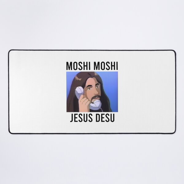 Item preview, Moshi Moshi Jesus Desu Cute Japanese Anime Inspired Design designed and sold by pzyyy.
