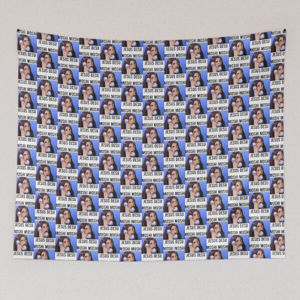 Item preview, Moshi Moshi Jesus Desu Cute Japanese Anime Inspired Design designed and sold by pzyyy.