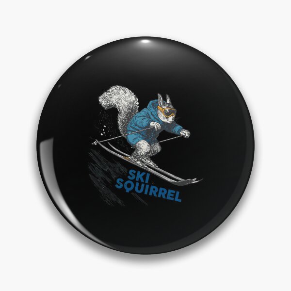 Item preview, Skiing Squirrel Illustration Vintage Goggles Snow designed and sold by Fridareenholt.