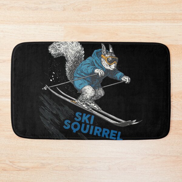 Item preview, Skiing Squirrel Illustration Vintage Goggles Snow designed and sold by Fridareenholt.