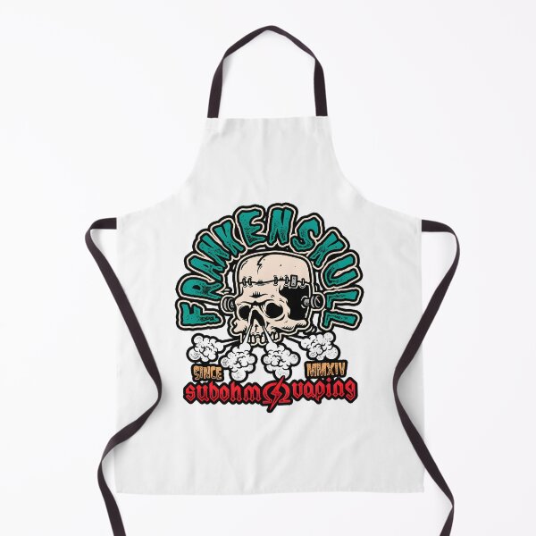 Item preview, Frankenskull Cult Gothic Horror Skull Design with Stitch Details designed and sold by Taimahua Terupo.