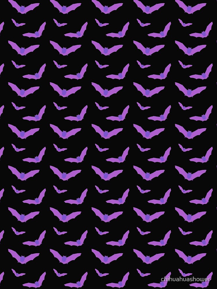 Purple bats by chihuahuashower