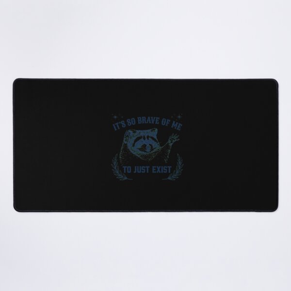 Item preview, Brave Raccoon Exist Humor Anxiety designed and sold by Emilioerde.