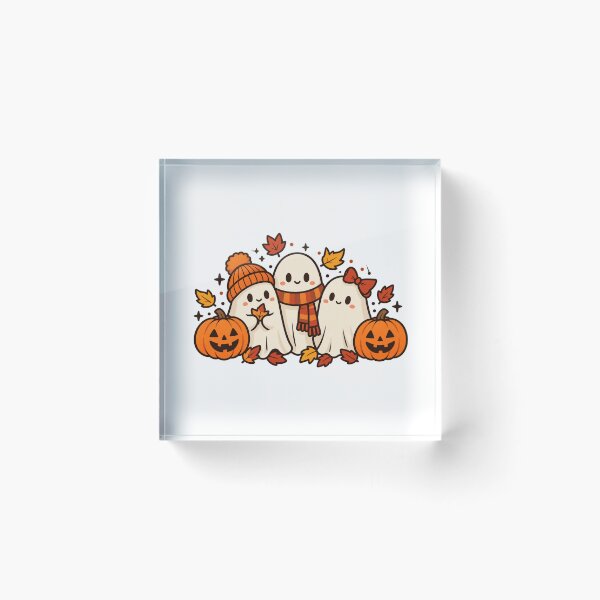 Item preview, Cute Ghost Squad Fall Autumn Halloween designed and sold by wingoo22.