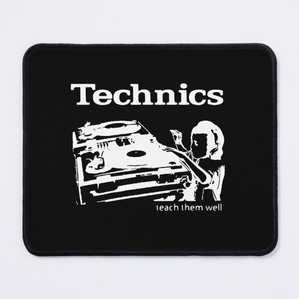 Item preview, Technics Teach Them Well DJ Turntable Vinyl Art designed and sold by bikinemosi.