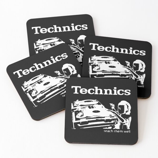 Item preview, Technics Teach Them Well DJ Turntable Vinyl Art designed and sold by bikinemosi.