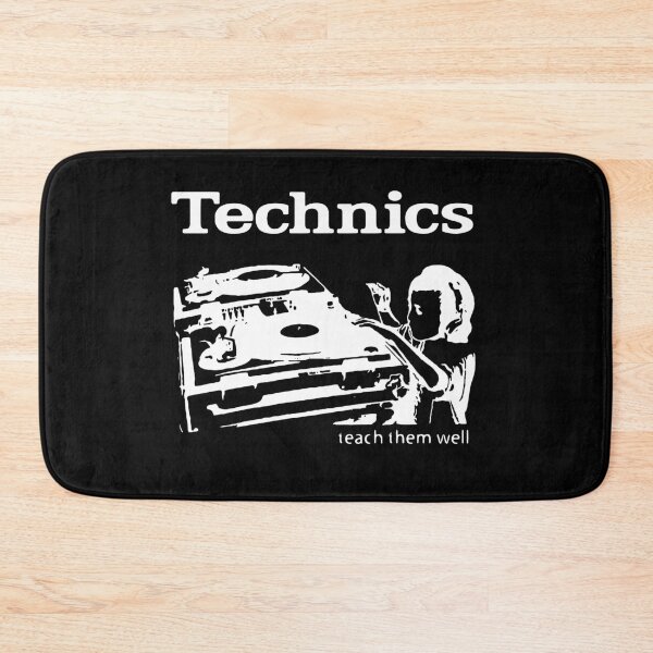 Item preview, Technics Teach Them Well DJ Turntable Vinyl Art designed and sold by bikinemosi.