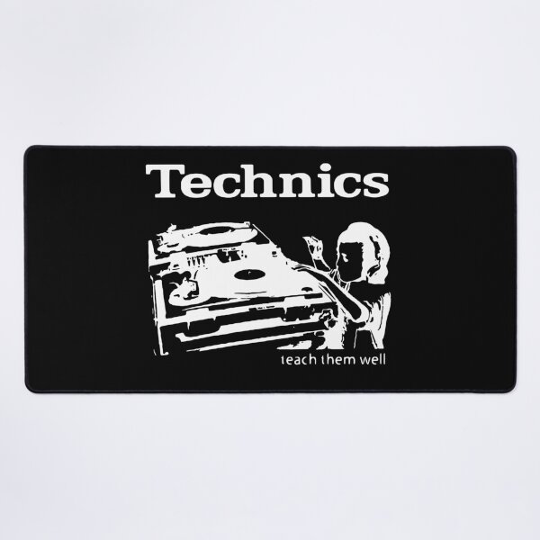Item preview, Technics Teach Them Well DJ Turntable Vinyl Art designed and sold by bikinemosi.