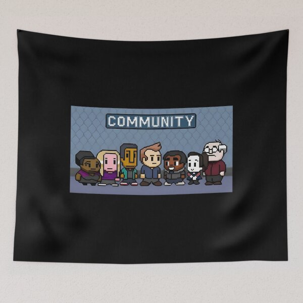 Item preview, Community characters in 8-bit designed and sold by Sophie Thomas.