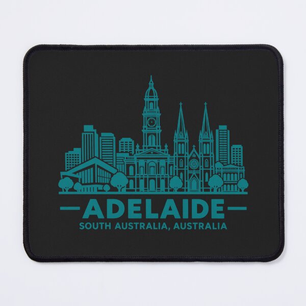 Item preview, Adelaide South Australia Line Art Skyline Poster designed and sold by CMYKStudio.