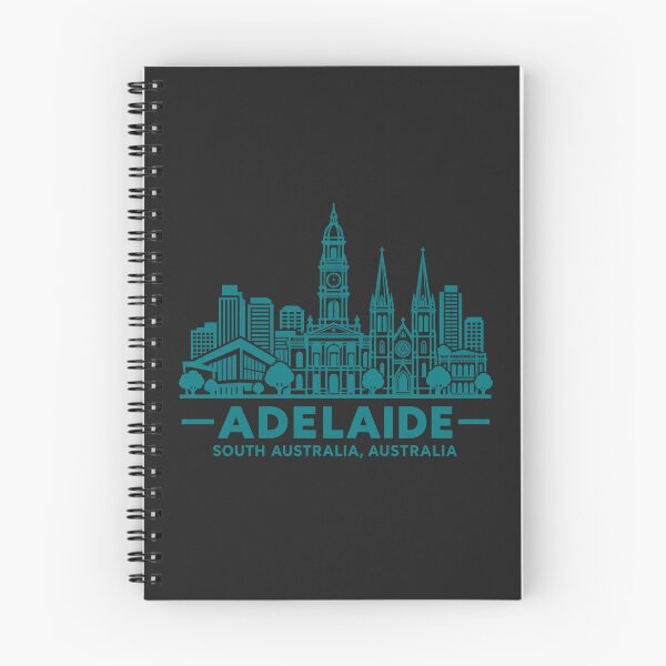 Item preview, Adelaide South Australia Line Art Skyline Poster designed and sold by CMYKStudio.