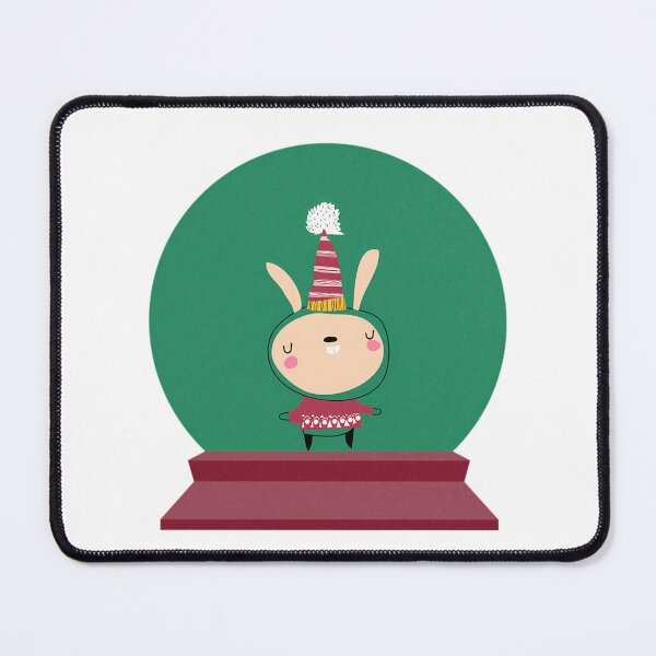 Item preview, Bunny T-Shirtfunny Winter Bunny In Green Snow Globe designed and sold by vyan-aendley.