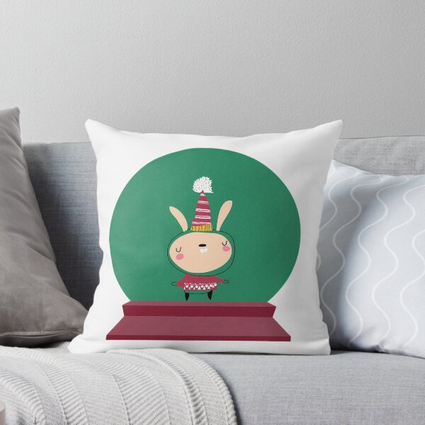 Item preview, Bunny T-Shirtfunny Winter Bunny In Green Snow Globe designed and sold by vyan-aendley.