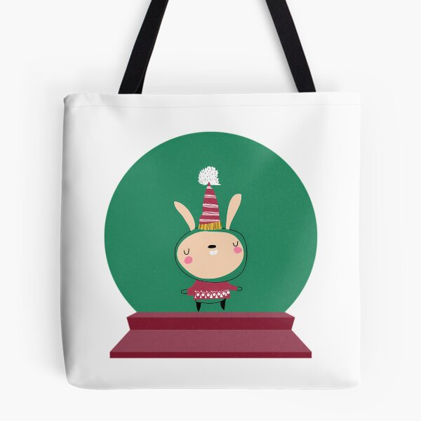 Item preview, Bunny T-Shirtfunny Winter Bunny In Green Snow Globe designed and sold by vyan-aendley.