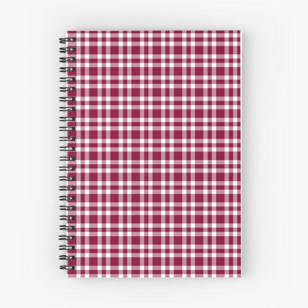 Item preview, Plaid Pattern Burgundy White designed and sold by ArtbyDebbieC.