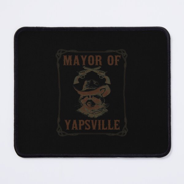 Item preview, Mayor of Yapsville Raccoon Cowboy Bandana designed and sold by Emilioerde.