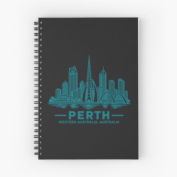 Item preview, Perth Western Australia Line Art Skyline Poster designed and sold by CMYKStudio.