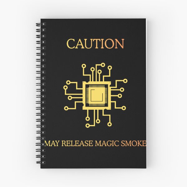 Item preview, Caution May Release Magic Smoke Funny Electronics Engineering designed and sold by Mircea786.
