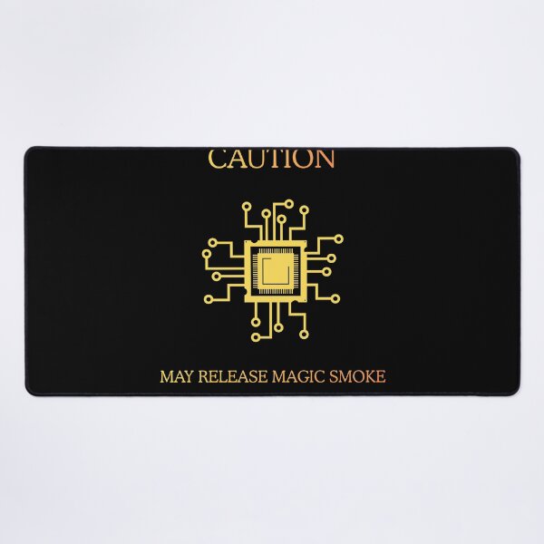 Item preview, Caution May Release Magic Smoke Funny Electronics Engineering designed and sold by Mircea786.