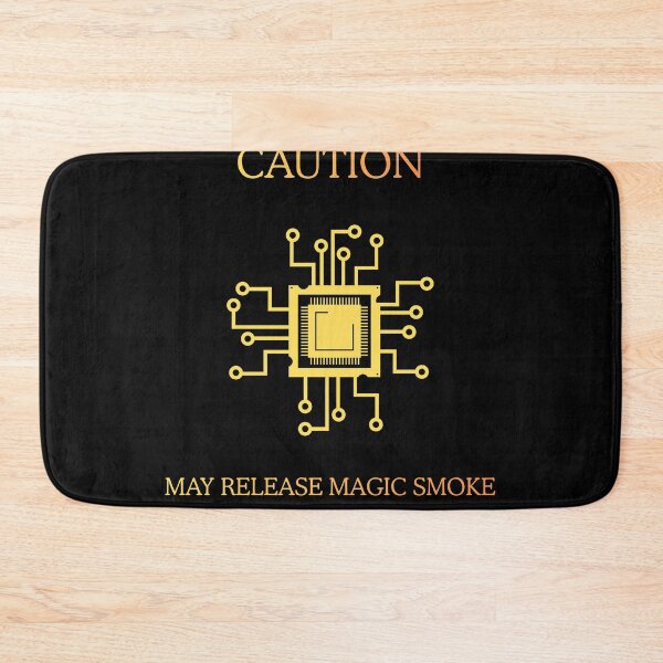 Item preview, Caution May Release Magic Smoke Funny Electronics Engineering designed and sold by Mircea786.