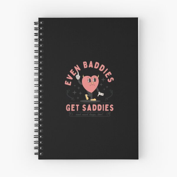 Item preview, Even Baddies Get Saddies Retro Heart designed and sold by Emilioerde.