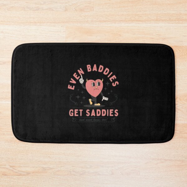 Item preview, Even Baddies Get Saddies Retro Heart designed and sold by Emilioerde.