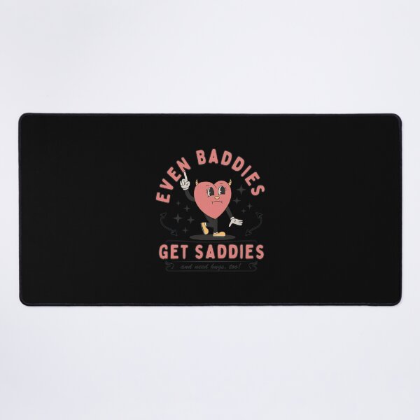 Item preview, Even Baddies Get Saddies Retro Heart designed and sold by Emilioerde.