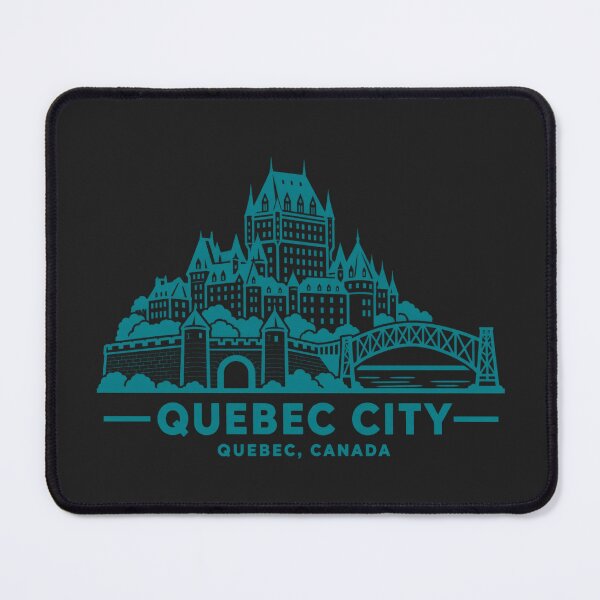 Item preview, Quebec City Quebec Canada Line Art Skyline Poster designed and sold by CMYKStudio.