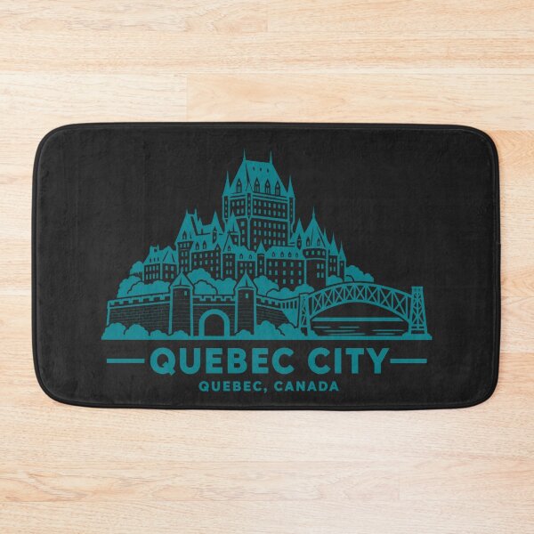 Item preview, Quebec City Quebec Canada Line Art Skyline Poster designed and sold by CMYKStudio.