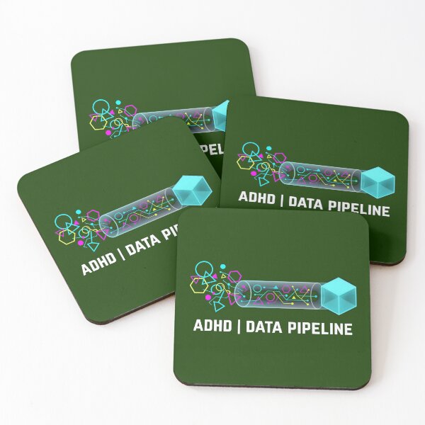 Item preview, ADHD Data Pipeline - Funny Data Scientist T-Shirt designed and sold by EIPTOW.