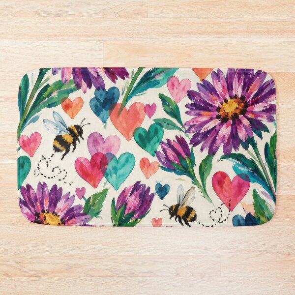 Item preview, Romantic flower hearts nectar designed and sold by scicilysimonee.