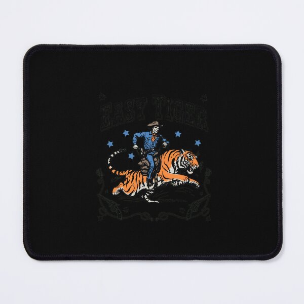 Item preview, Easy Tiger Cowboy Riding Tiger Vintage Art designed and sold by Emilioerde.