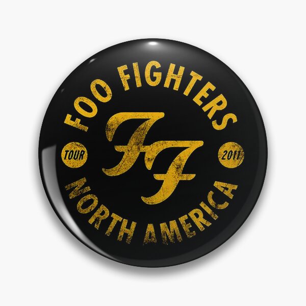 Item preview, North America Tour Foo Circle Red Fighters Merch Tshirt Sticker designed and sold by matherbut.