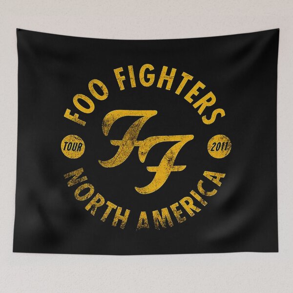 Item preview, North America Tour Foo Circle Red Fighters Merch Tshirt Sticker designed and sold by matherbut.