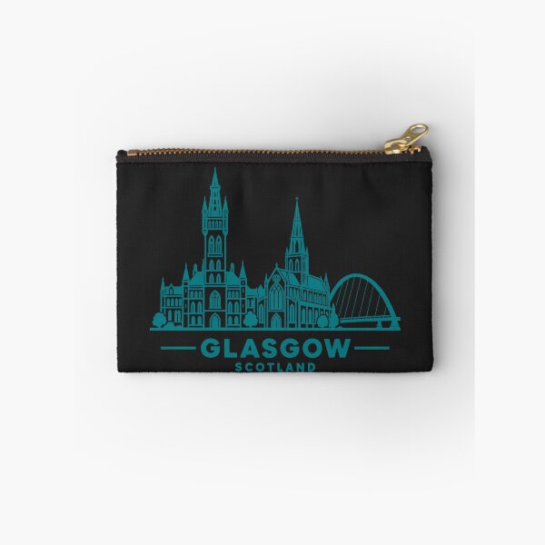 Item preview, Glasgow Scotland Line Art Skyline Poster designed and sold by CMYKStudio.