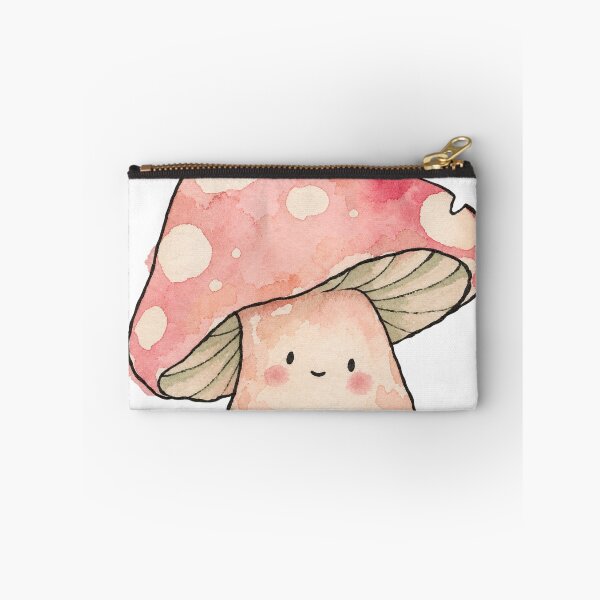 Item preview, Lindo champiñón rosa con una carita feliz. designed and sold by Jessie's Palette.