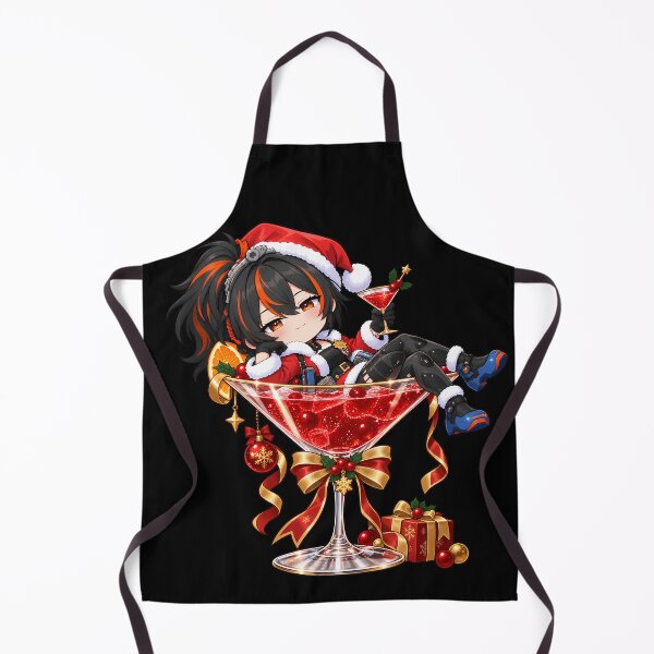 Item preview, Zhu Yuan Zenless Zone Zero Christmas Chibi Martini Lounge designed and sold by mildaclairmo.