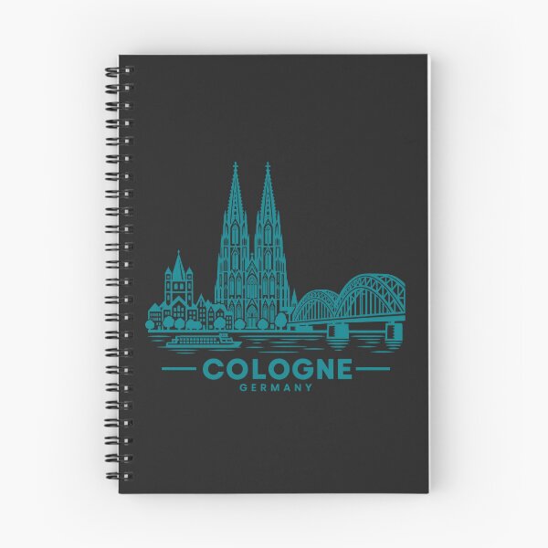 Item preview, Cologne Germany Line Art Skyline Poster designed and sold by CMYKStudio.
