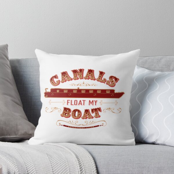 Item preview, Canals Float My Boat - Charming Waterway Illustration for Boating Enthusiasts designed and sold by laurdraws.