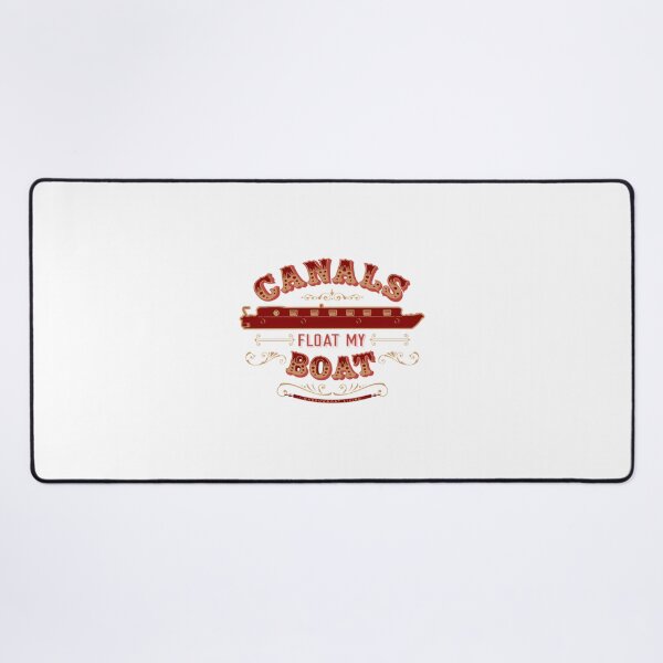 Item preview, Canals Float My Boat - Charming Waterway Illustration for Boating Enthusiasts designed and sold by laurdraws.