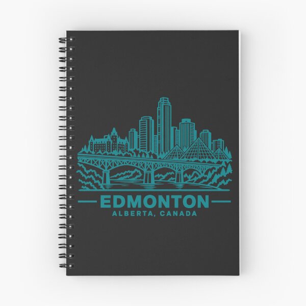 Item preview, Edmonton Alberta Canada Line Art Skyline Poster designed and sold by CMYKStudio.
