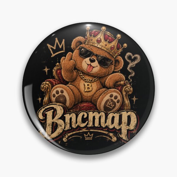 Item preview, Bncmap Cool Teddy Bear  designed and sold by TheEndDesign.