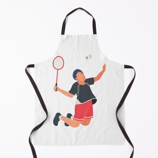 Item preview, Dynamic Badminton Player Silhouette in Action Sports Design designed and sold by cryptodeal.
