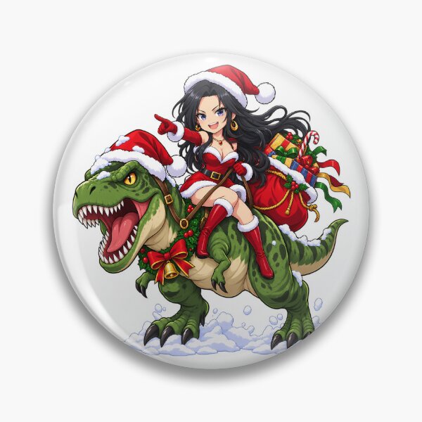 Item preview, Cattleya Baudelaire Violet Evergarden Christmas T Rex Ride designed and sold by mildaclairmo.